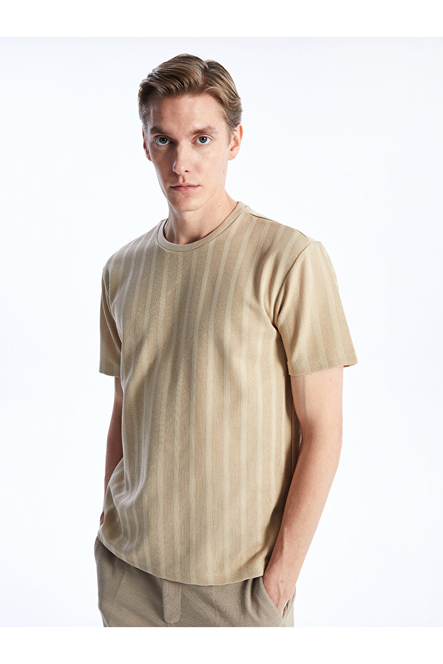 Crew Neck Short Sleeve Men's T-Shirt