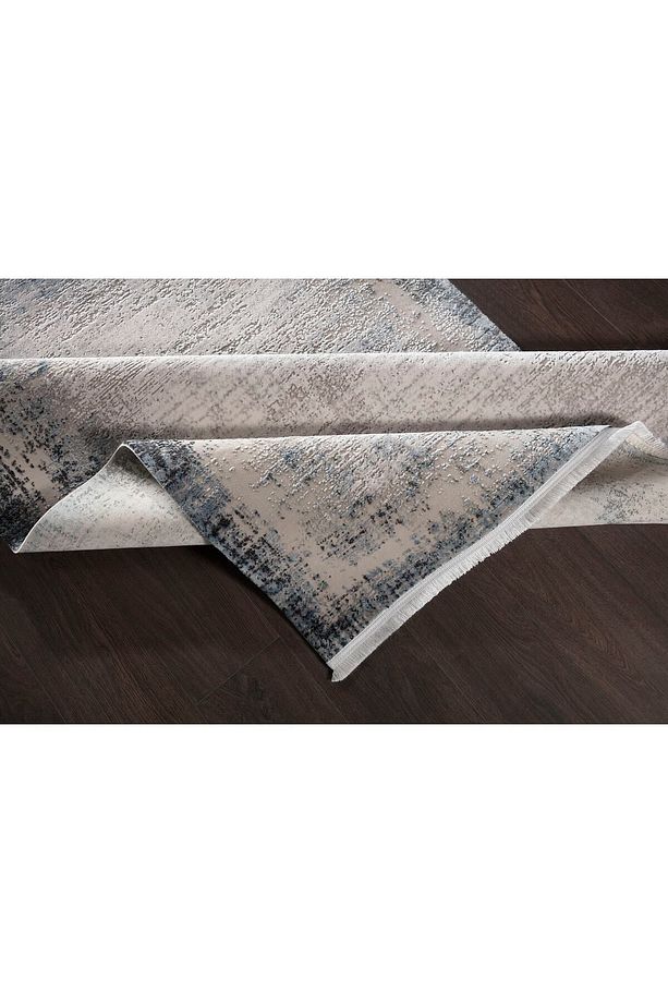 Legro 13717 Akrilik Therapist Mavi Modern Salon Halıları - 4