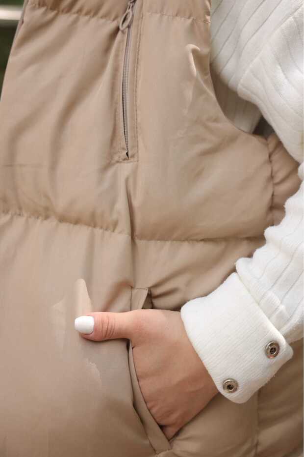 kapüşonlu şişme yelek - 5