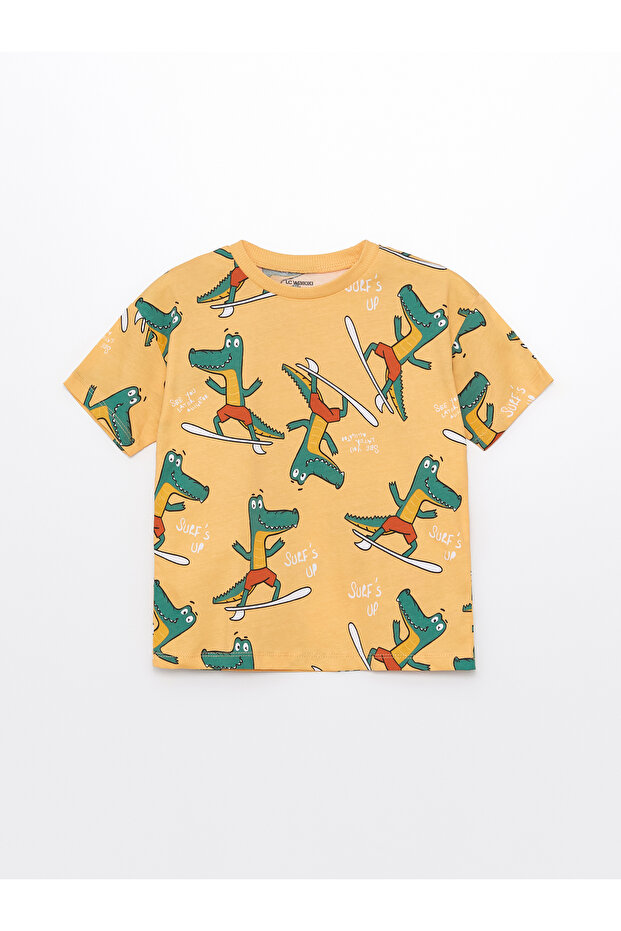 Crew Neck Short Sleeve Baby Boy T-Shirt
