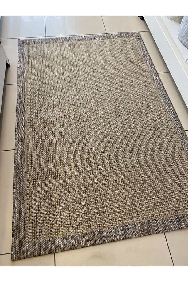 Reform Jüt Sisal Bej Kahve Kaymaz Taban Makine Halısı 9509 - 1