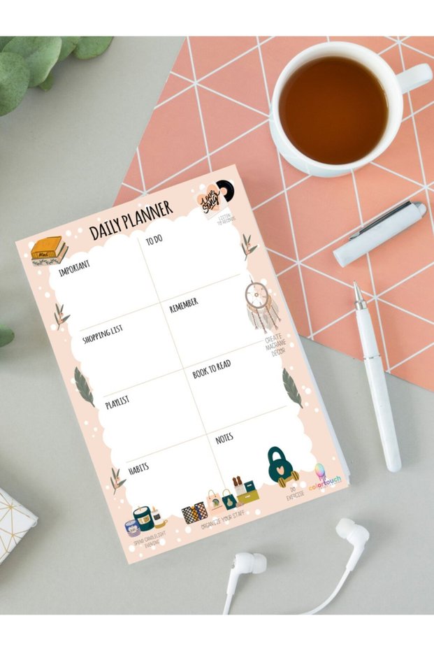 Life Daily Planner - Daily Planner - Study Planner Notebook