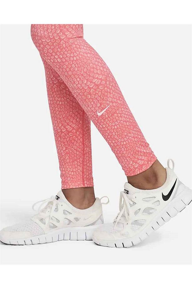 DRI-FIT ONE ALL OVER PRİNT TIGHT KIZ ÇOCUK TAYT FB1077-894 - 4