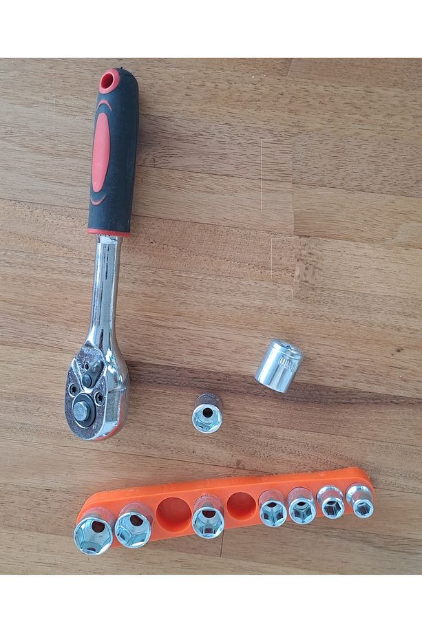 Lokma Kolu 1/4 Lokma Ahtarı Sökme Takma En Küçük Boy Cırcır Kolu - 5