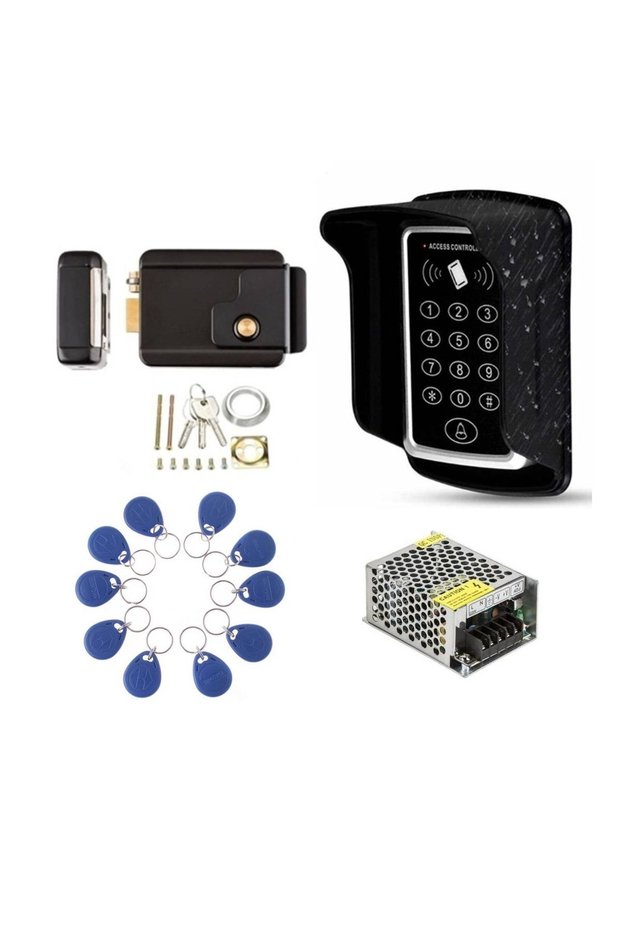 RFID Password Door Lock Adapter, Door Vending Machine Waterproof 10 Cards
