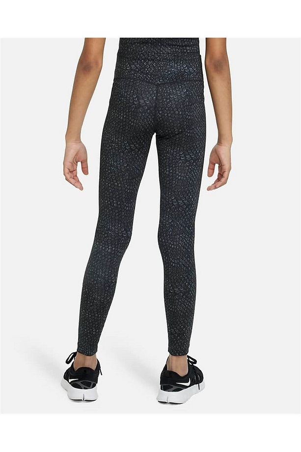 DRI-FIT ONE ALL OVER PRİNT TIGHT KIZ ÇOCUK TAYT FB1077-010 - 2