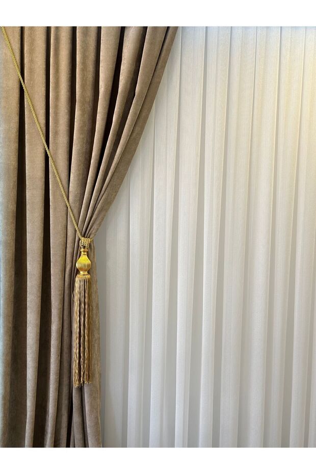 PERDEVİLLE BAL KÖPÜĞÜ FON PERDE - 1