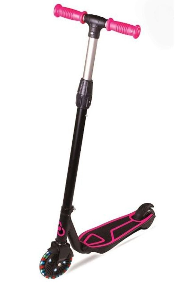 2 Wheel Metal Body Lighted Silicone Wheel Scooter