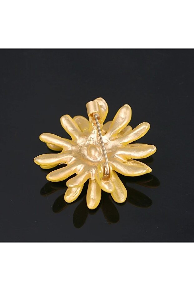 Sarı Papatya Broş - 3