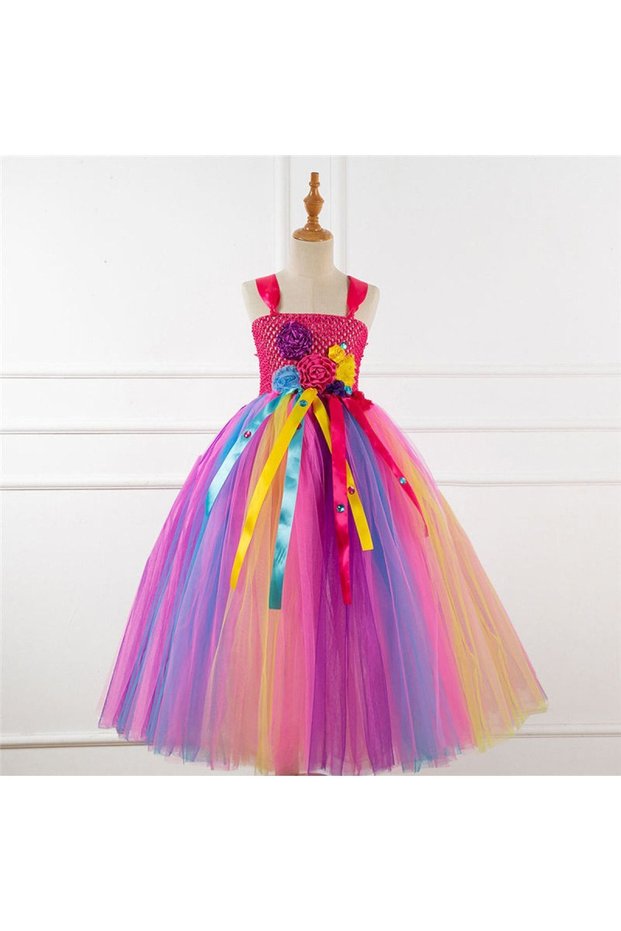 Fuchsia Unicorn Dress+Tac Gift Tutu Dress. Fluffy Dress. Tutu Suit.Girl's Children's Dress