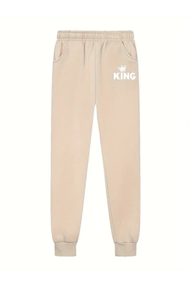 Girl/Boy Printed Rubber Long Sweatpants