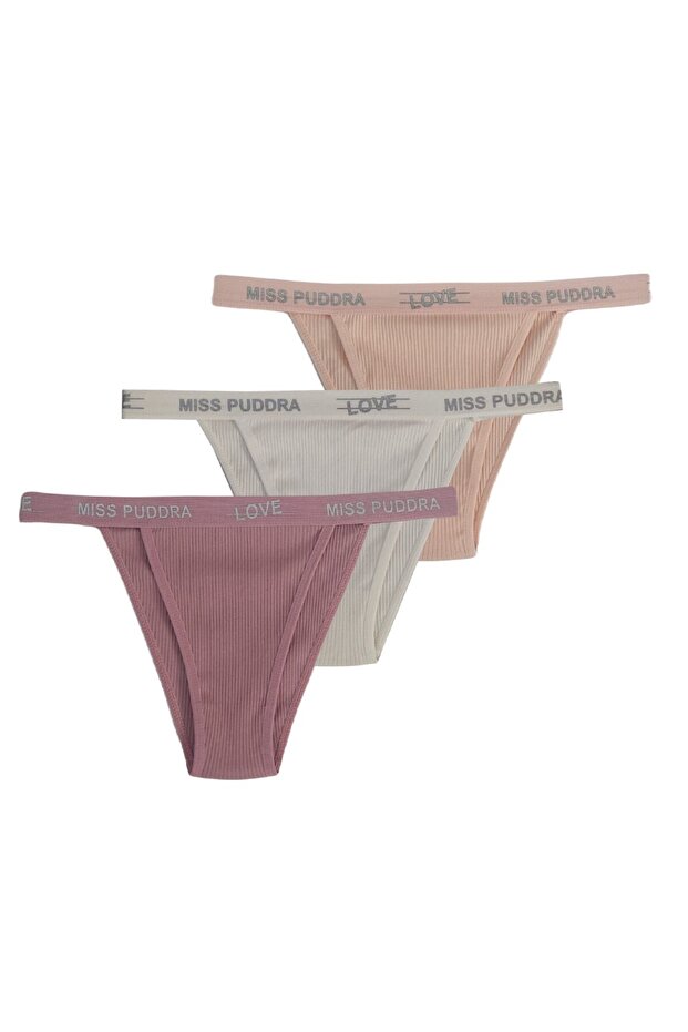 3'lü Pamuklu Slip - 1