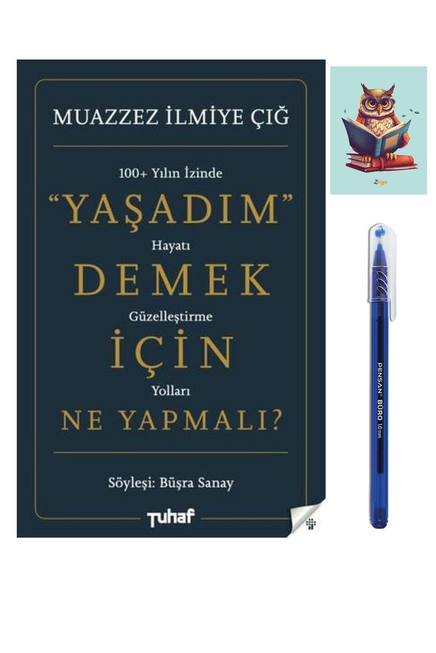 What Should I Do When I Say I'M Alive - Muazzez Ilmiye Çığ - 9786057246707 (with Pen and Notebook)