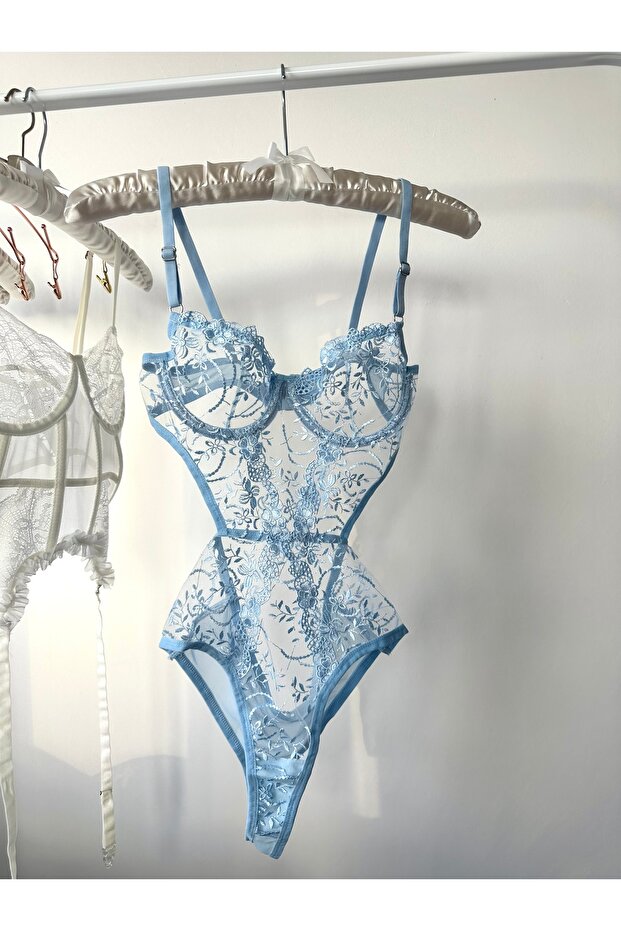 Peony Mavi Bodysuit - 3