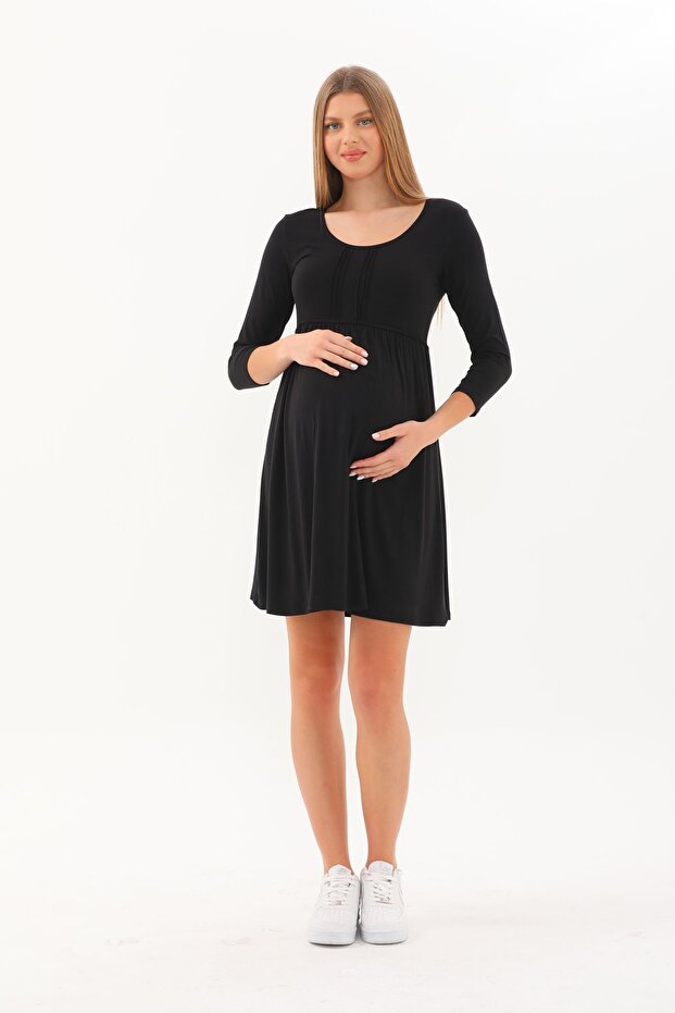 Black Maternity & Maternity Dress