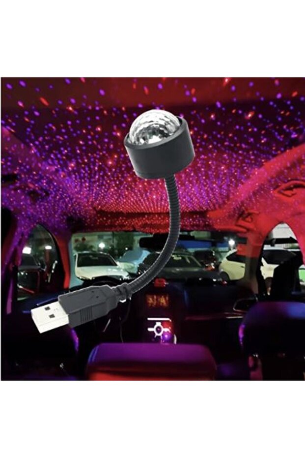 Usb Led Atmosfer Lambası, Mini Disko Topu - 1
