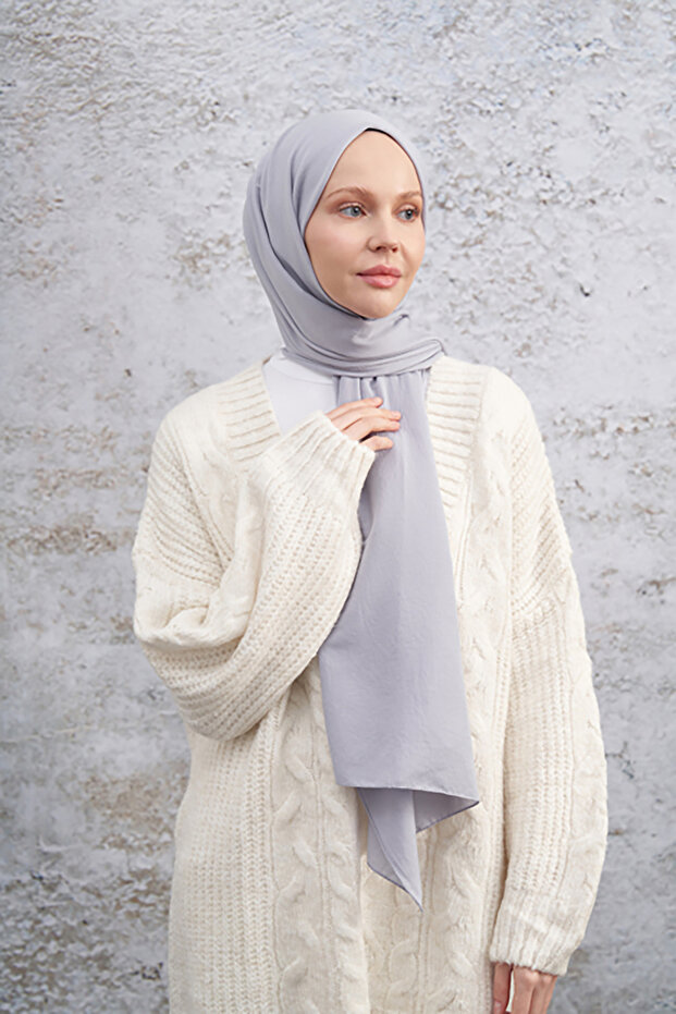 ŞAL JAZZ BUMBAC - ARGINT - 1