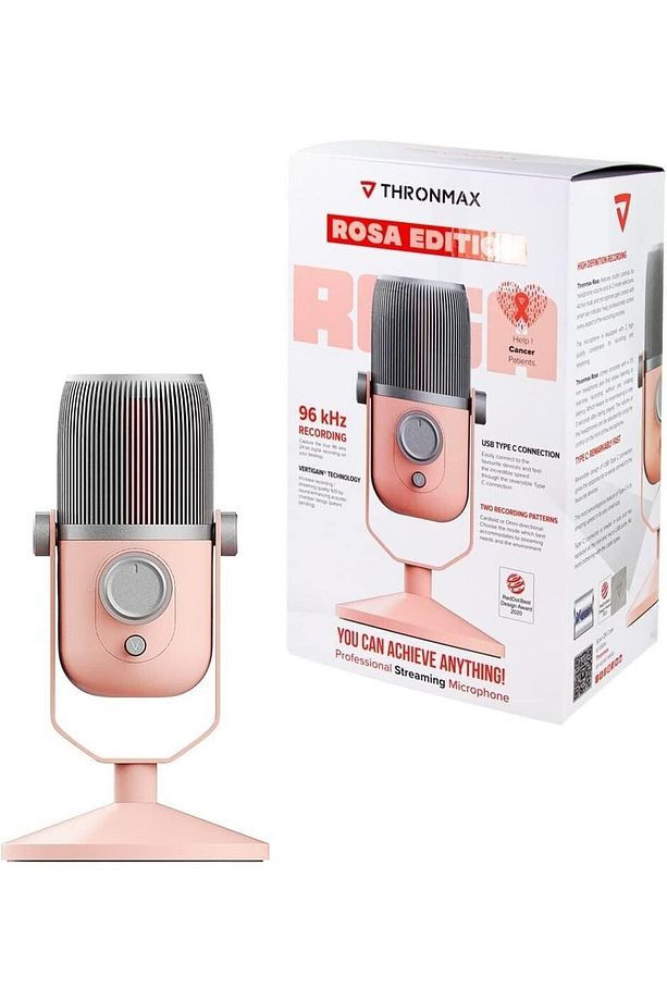 Mdrill Rosa Led Göstergeli Ses Profesyonel Mikrofon - 1