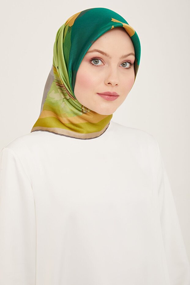 ARMİNE İPEK EŞARP 9145D (TWİLL) - 1