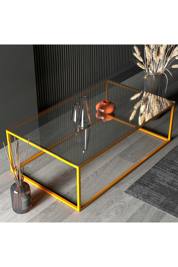 Ceslan Dikdörtgen Orta Sehpa - 4