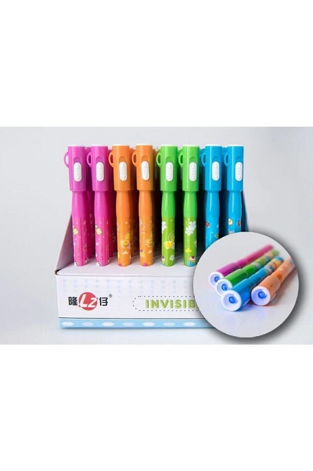 Ayıcık Desenli Görünmez Kalem - 4 Adet E.k - 1