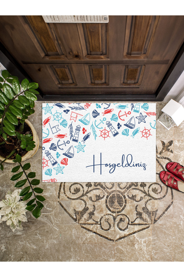 سجادة أمامية على شكل بحار مقاس 45x65 - 1