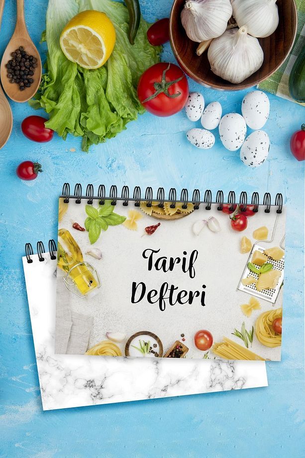 Yemek Tarif Defteri Karton Kapak - 3