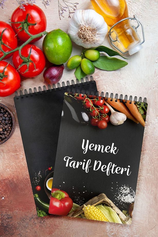 Yemek Tarif Defteri Sert Kapak - 3