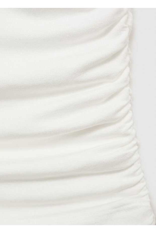 Omuzları açık tişört - 5