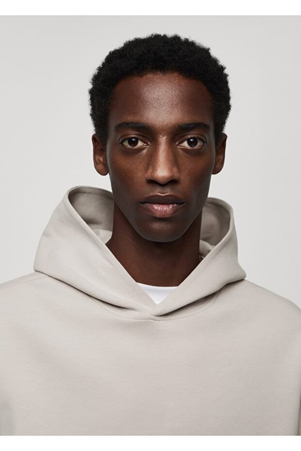 Kısa kollu kapüşonlu sweatshirt - 5