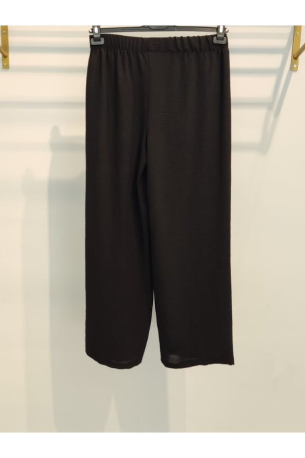 Women's Plus Size Elastic Waist Wide Leg Ayrobin Pants