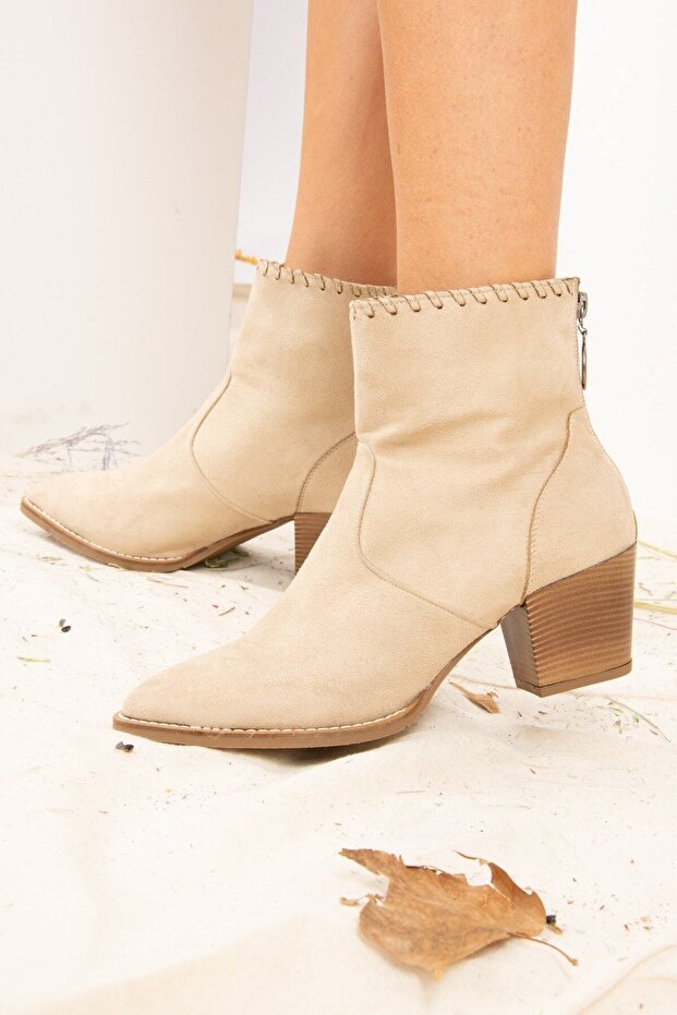 Vizon Süet Kadın Bot J404040202 - 3