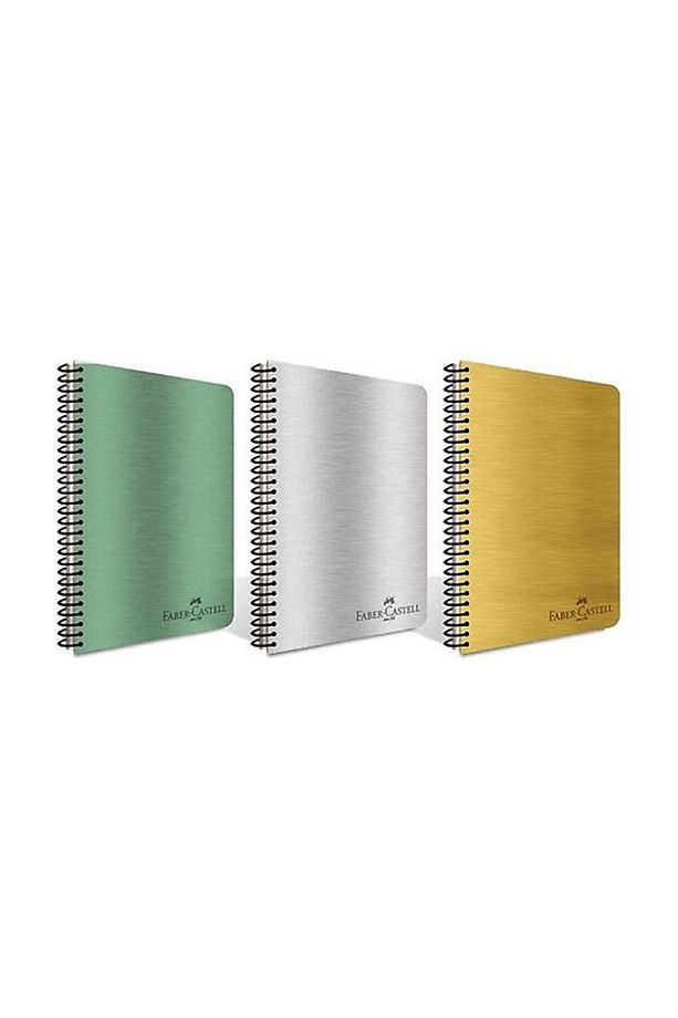 PP Kapak Metalik 100 Yaprak A4 Çizgili Defter 4lü Set - 2