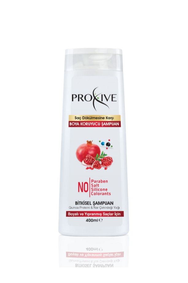 PROXIVE Tuzsuz Parabensiz Silikonsuz Boyasız Bitkisel Boya Koruyucu Şampuan 400 ml - 3