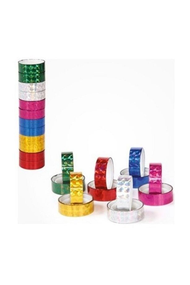 Renkli Bant Metalik Renkler 6x2=12 Adet - 1