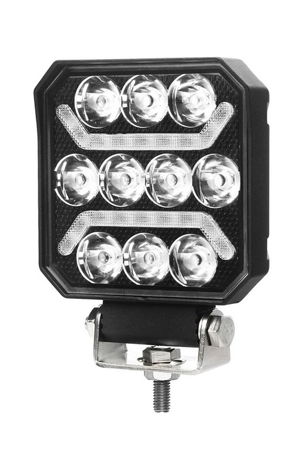 15w Kare 10 Ledli Sis Farı Off Road Çalışma Tekne Lambası - 1