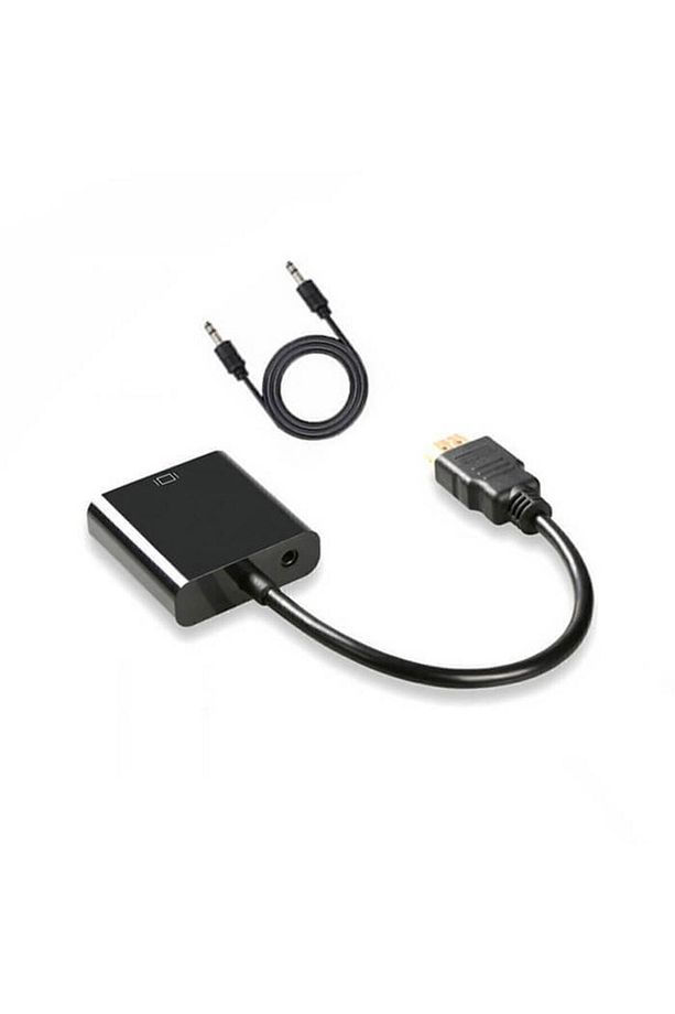 Hdmı To Vga Ses Kablo Çevirici Ps3 Pc Notebook Projeksiyon Uyumlu Sesli Adaptör - 2