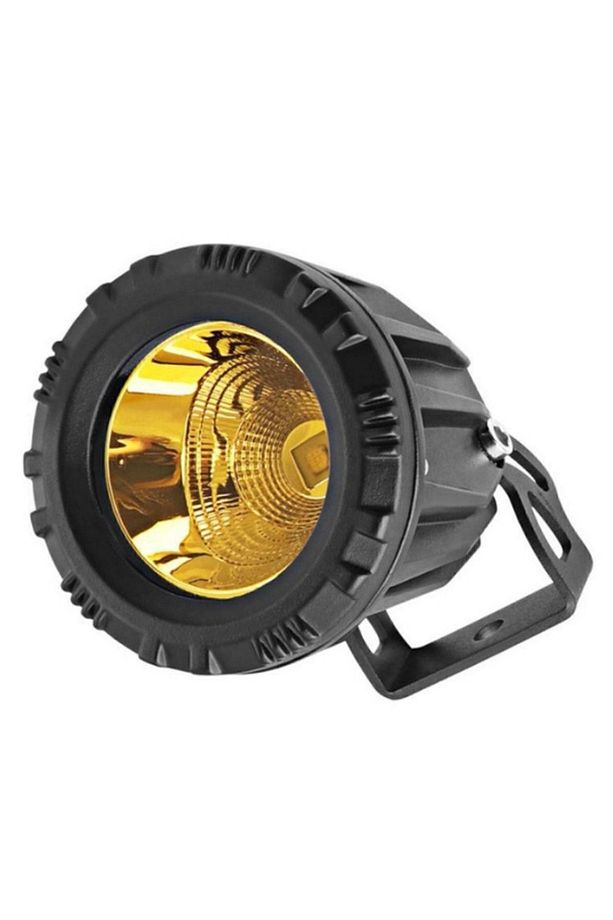 30w Yuvarlak Sarı Cam Tek Ledli Sis Farı Off Road Çalışma Tekne Lambası - 1