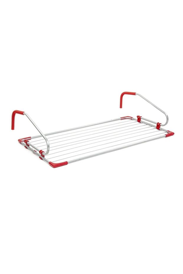 Dirsekli Balkon Çamaşır Kurutma Askısı - 1