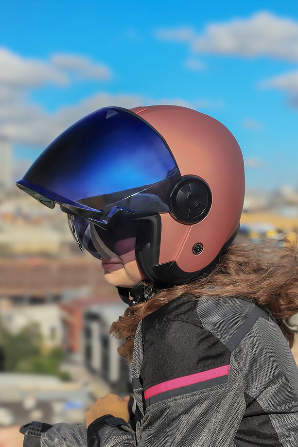 CLASSY MAT GOLD PEMBE KASK - 8