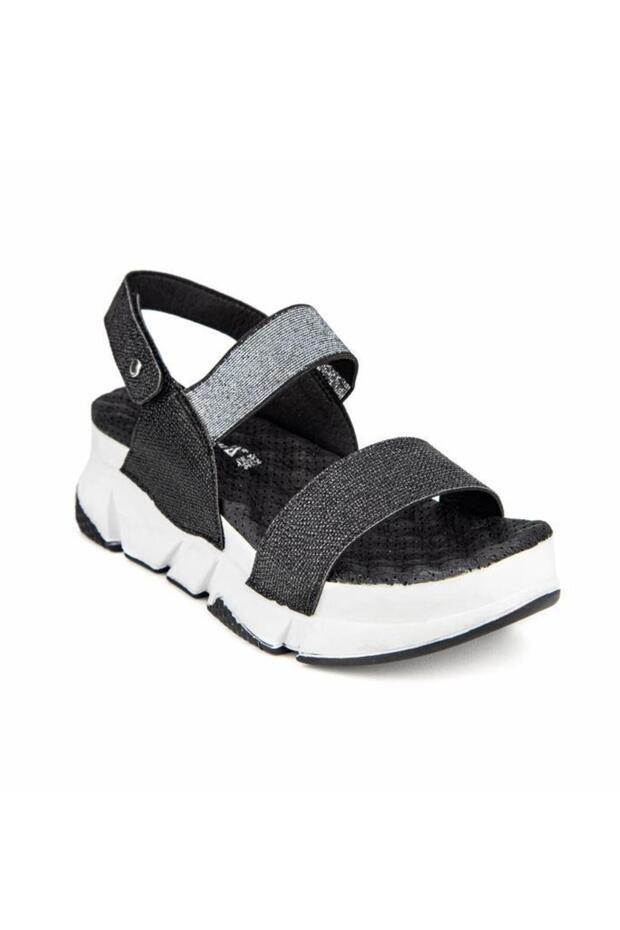 Keid 31187-430 Anatomical Sole Black Women's Sandals - 36-40