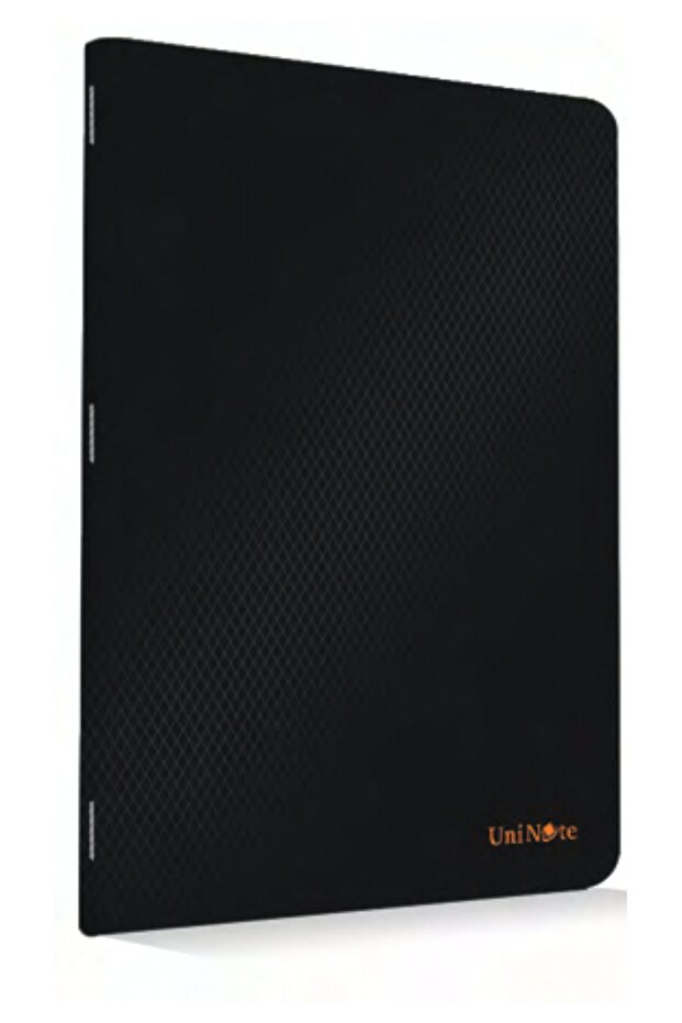 دفتر ملاحظات مدرسي أسود مقاس A4 مكون من 60 ورقة - 1