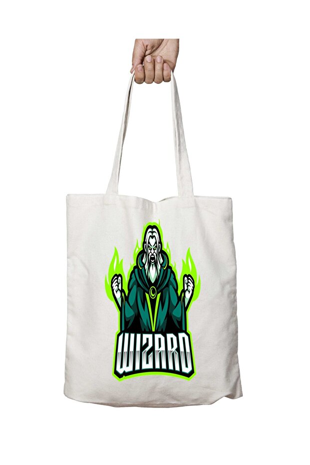 حقيبة Wizard Magic مطبوعة قابلة للغسل - تدوم على الجانبين