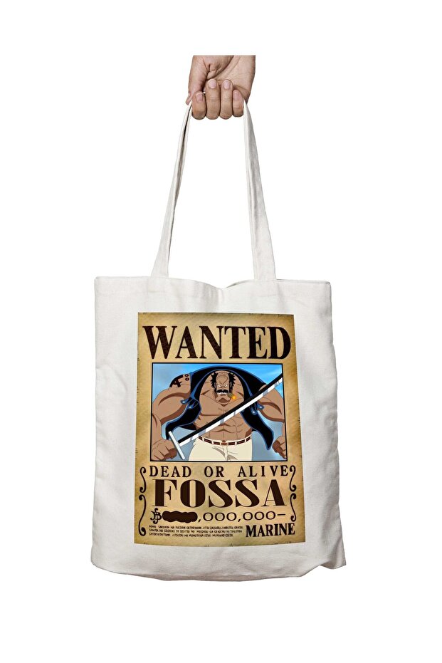 Fossa Anime Wanted - Two Sided Permanent Printed Washable Bag