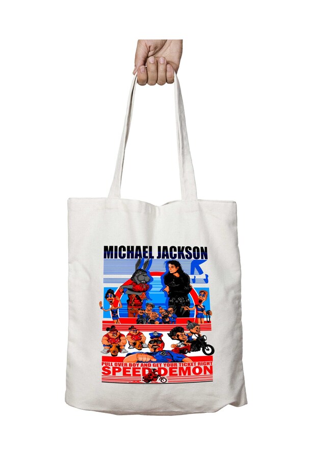 حقيبة كتف Speed Demon Michael Jackson - قابلة للغسل على الجانبين