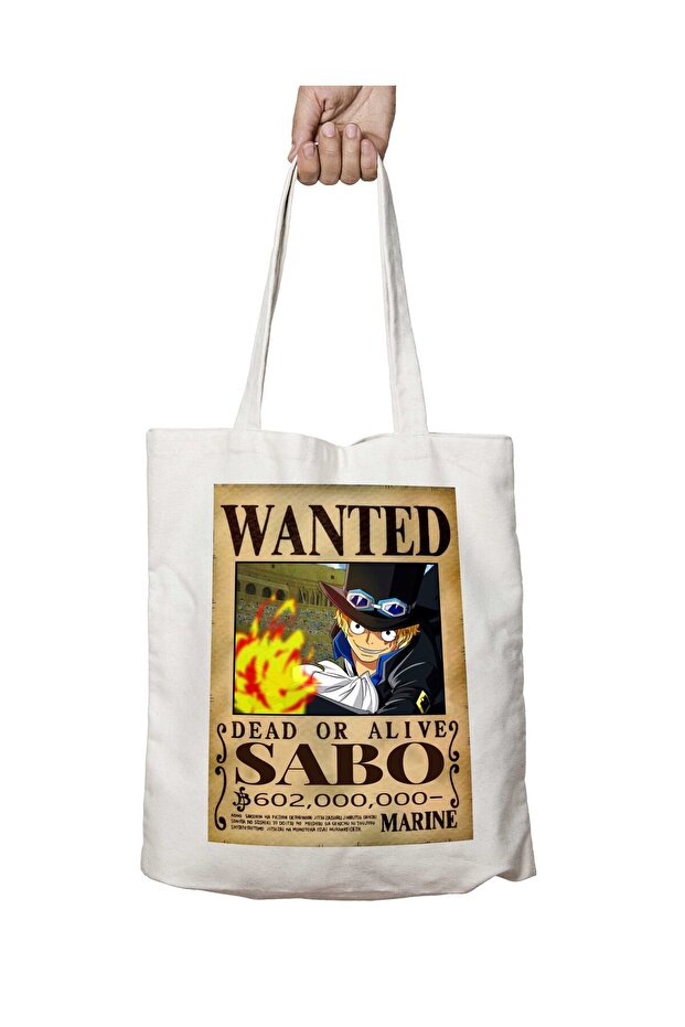 Wanted Sabo Anime - حقيبة دائمة قابلة للغسل على الجانبين