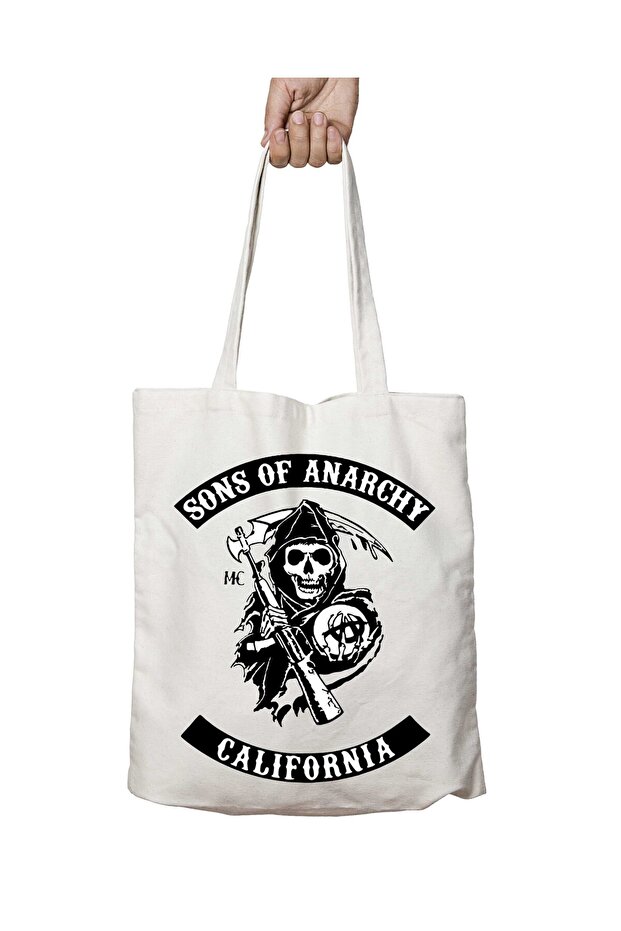 حقيبة Sons Of Anarchy California - قابلة للغسل ومطبوعة على الجانبين