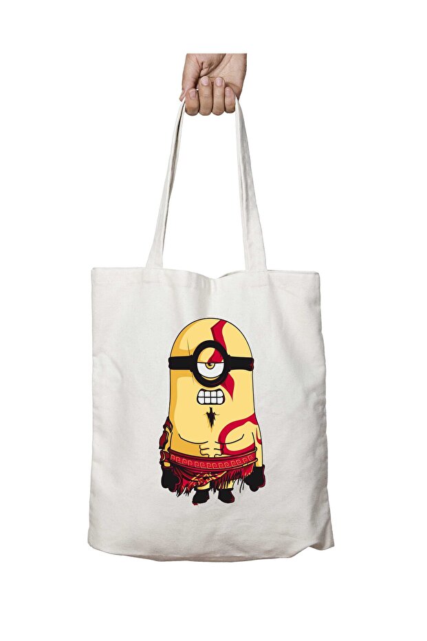 Minion of War Mini God of War Two-Sided Permanent Printed Washable Bag