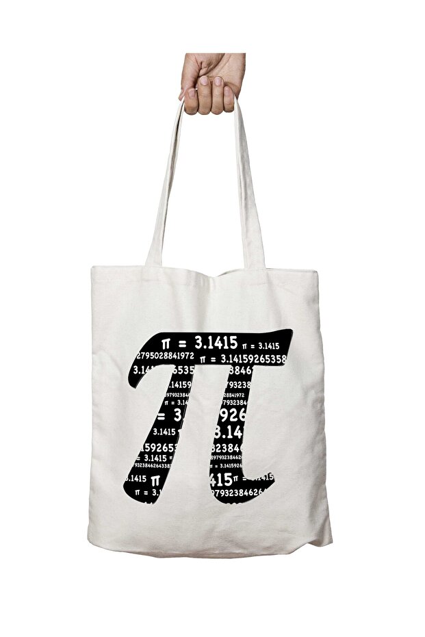 حقيبة كتف قابلة للغسل بطباعة دائمة من Pi Day - 3.14 Pi