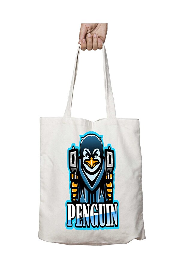 Penguin (2) - حقيبة دائمة مطبوعة قابلة للغسل